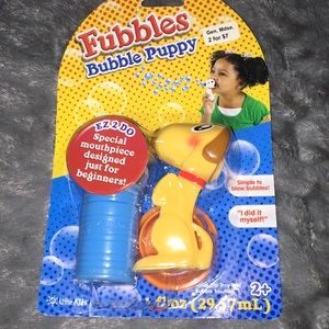 Fubbles Bubble Puppy NEW